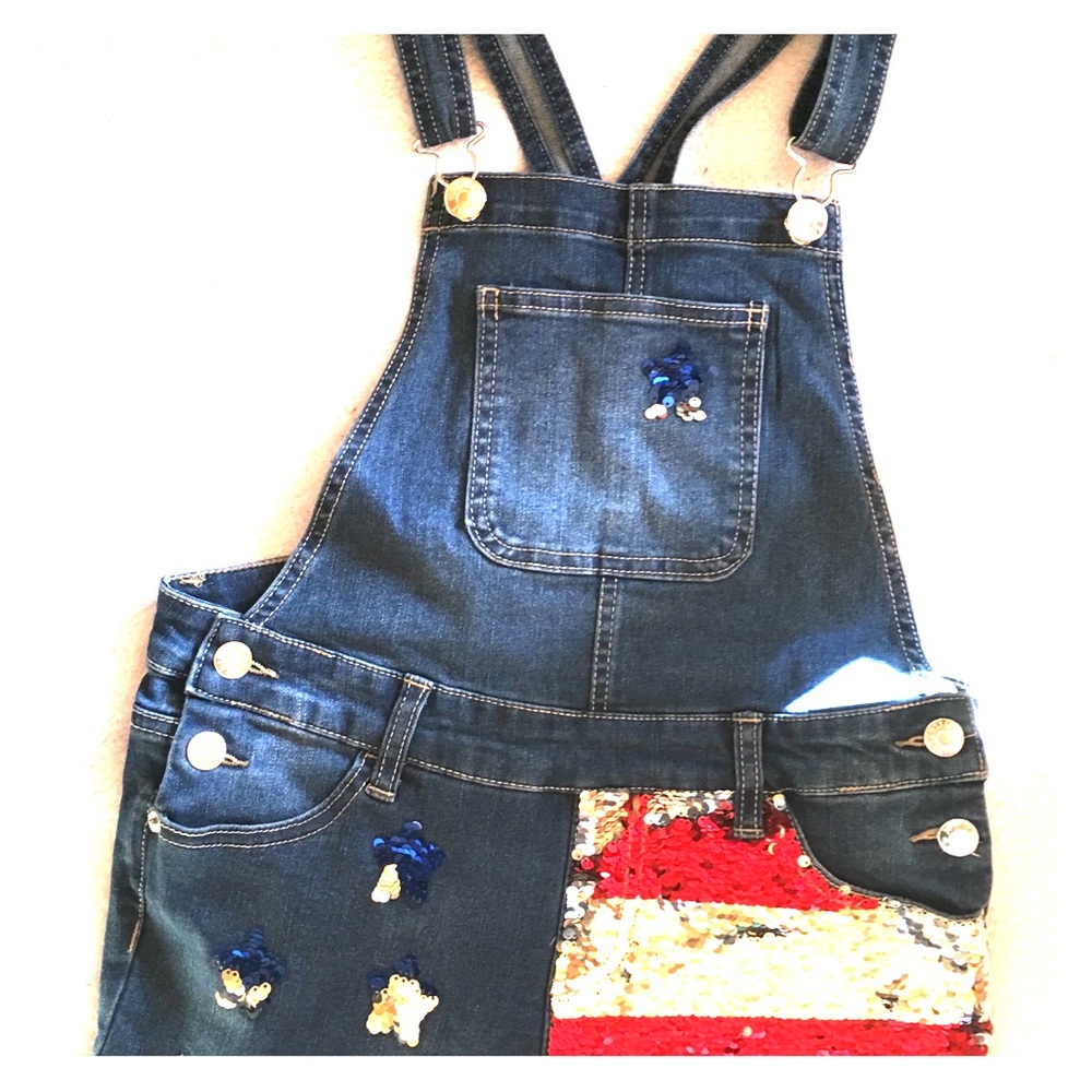 Youth JUSTICE NWOT Blinged Out Over-All’s